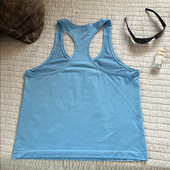 Lululemon swiftly tech sky light blue tank top 10​ - Picture 7 of 11